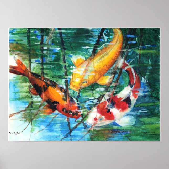 PMACarlson November Koi Poster (Front)