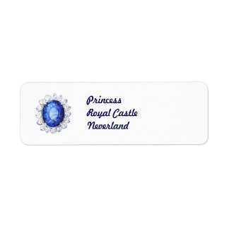 PMACarlson Royal Sapphire Label Return Address Label