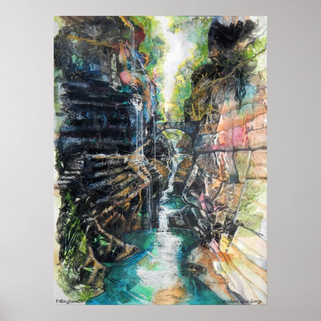 PMACarlson Watkins Glen Gorge Poster (Front)