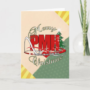 PMH Psychiatric-Mental Health Nurse CHRISTMAS Holiday Card