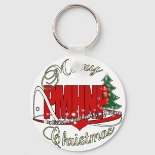 PMHNP CHRISTMAS Psychiatric Mental Health Nurse Key Ring