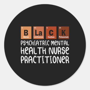 Pmhnp Psychiatric Mental Health Nurse Practitioner Classic Round Sticker