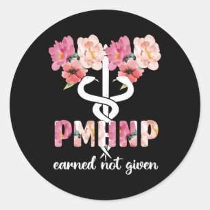 Pmhnp Psychiatric Mental Health Nurse Practitioner Classic Round Sticker