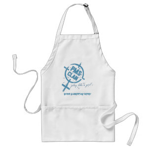 PMS Apron- Blue Logo Standard Apron