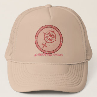 PMS Hat- Pink Logo 2 Trucker Hat