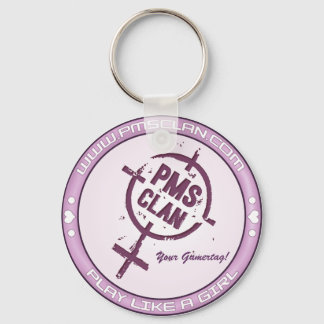 PMS Keychain- Purple Logo 2 Key Ring