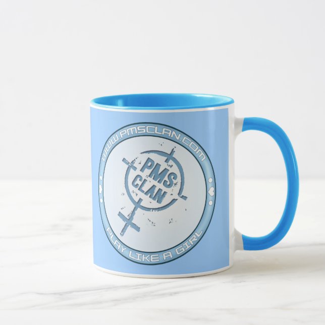 PMS Mug- Blue Logo 2 Mug (Right)