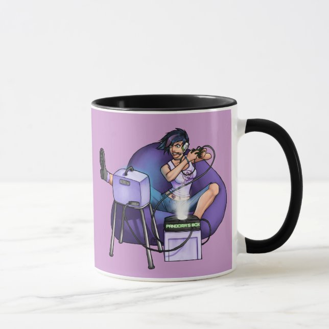 PMS Mug- Pandora's Box Purple Mug (Right)