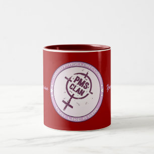 PMS Mug- Purple Logo 2 Two-Tone Coffee Mug