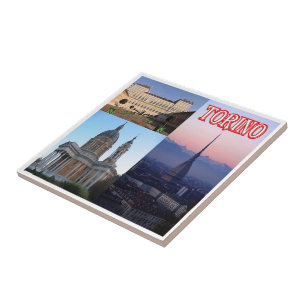 PMT011 TURIN, Mosaic, Piedmont, Italy, Ceramic Tile