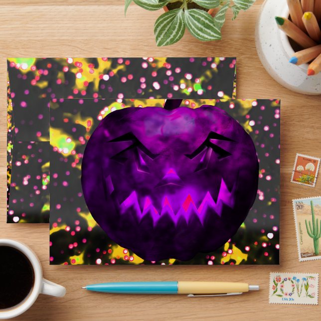 PN 53 Purple Pumpkin Envelope (Desk)