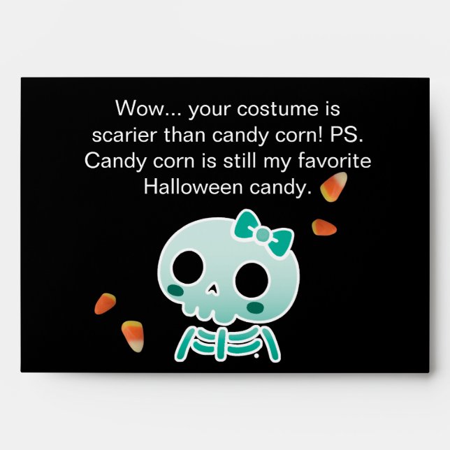 PN 93 Candy Corn is My Favourite Candy Envelope (Front)