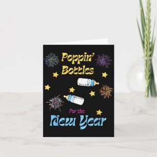 Pn Bottles For The New Year Funny Card