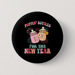 Pn’ Bottles For The New Year Nicu Nurse 6 Cm Round Badge