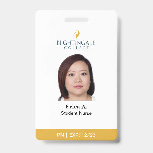 PN Nurse Badge ID Badge