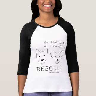 PNP My favourite breed is rescue T-Shirt