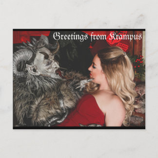 PNW Krampus Postcard