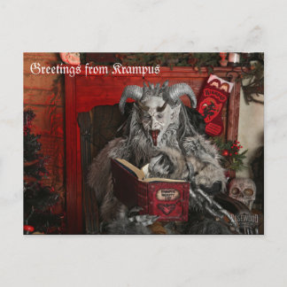 PNW Krampus Postcard