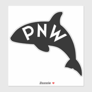 PNW Orca Decal Sticker