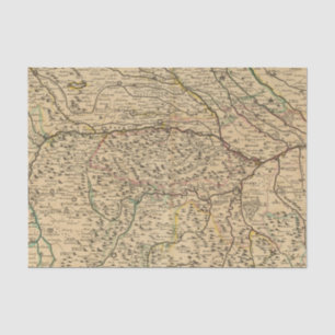 Po River Valley in Italy Tissue Paper