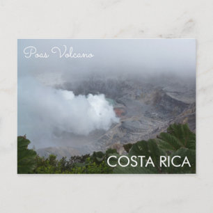 Poas Volcano, Costa Rica Postcard