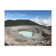 Poas Volcano, Costa Rica Postcard
