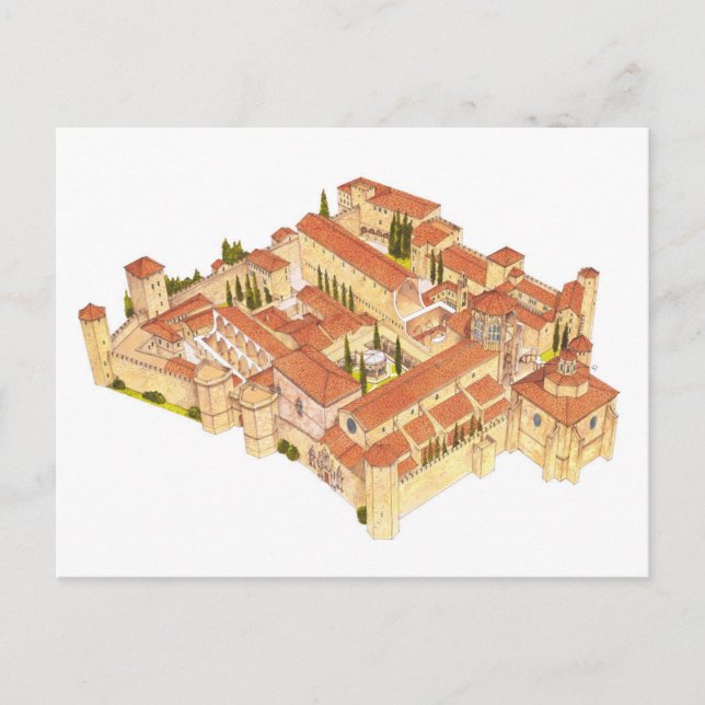 Poblet Monastery. Catalonia Spain Postcard (Front)