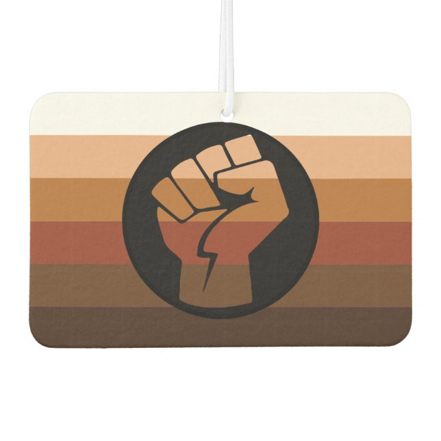 POC Pride Flag Car Air Freshener (Front)