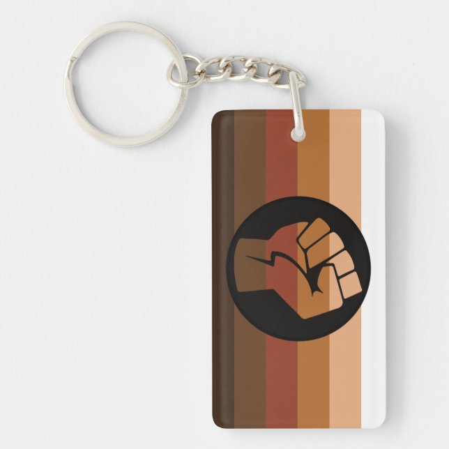 POC Pride Flag Key Ring (Front)