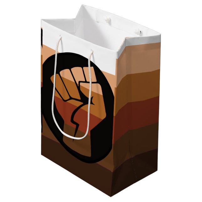 POC Pride Flag Medium Gift Bag (Front Angled)