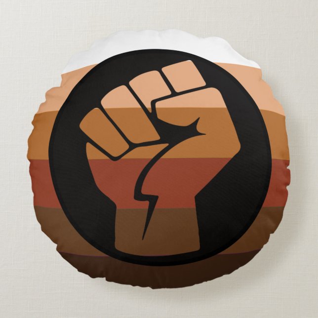 POC Pride Flag Round Cushion (Front)