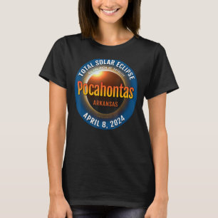 Pocahontas Arkansas AR Total Solar Eclipse 2024 3 T-Shirt