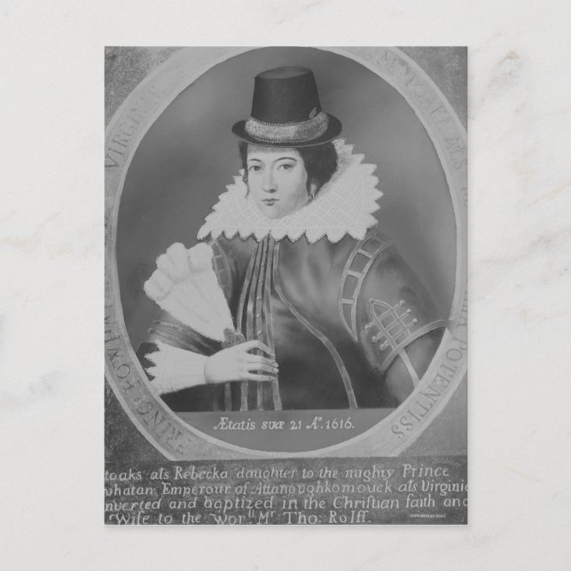 Pocahontas Postcard (Front)