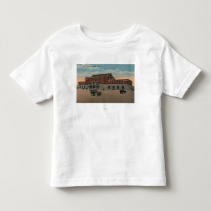 Pocatello, ID - Exterior View of O.S.L. Train Toddler T-Shirt