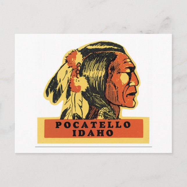Pocatello, Idaho Postcard (Front)