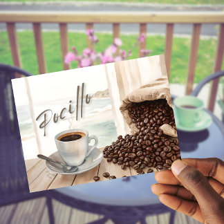 Pocillo (coffee) de Puerto Rico Postcard