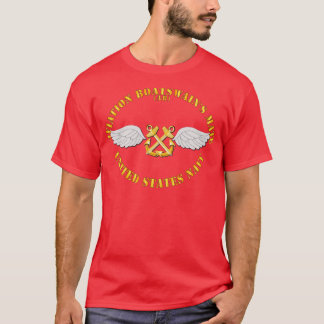 POCKET Aviation Boatswains Mate Gold Anchor w Txt T-Shirt