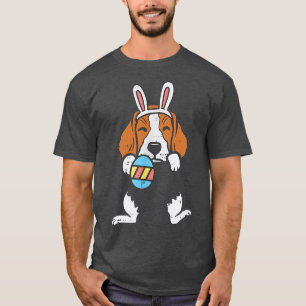 Pocket Beagle Bunny Egg Cute Easter Dog Lover Men T-Shirt