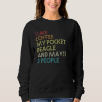 Pocket Beagle Dog Owner Coffee Vintage Retro
