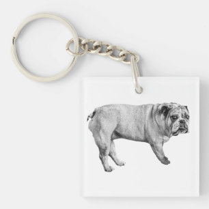 Pocket Bulldog Keychain