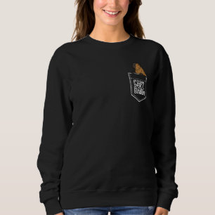 Pocket Capybara Rodent Animal OK Pull Up Capy  1 Sweatshirt