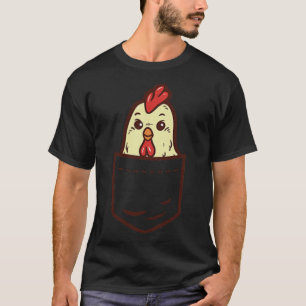Pocket Chicken Whisperer Cute Poultry Farm Animal T-Shirt