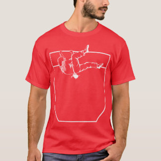 pocket climber funny funny T-Shirt