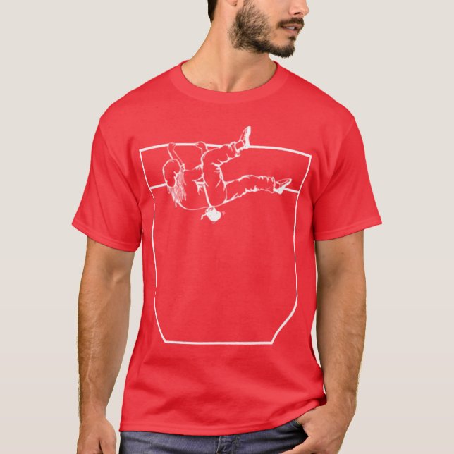 pocket climber funny funny T-Shirt (Front)