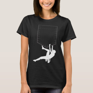 Pocket Climbing And Bouldering Funny Cute T-Shirt