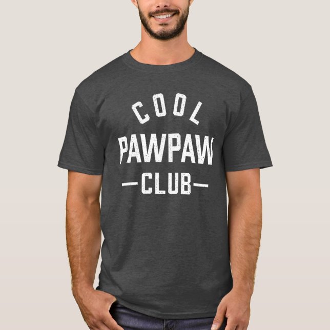 Pocket Cool PawPaw Club Best Pawpaw Ever Retro Fat T-Shirt (Front)