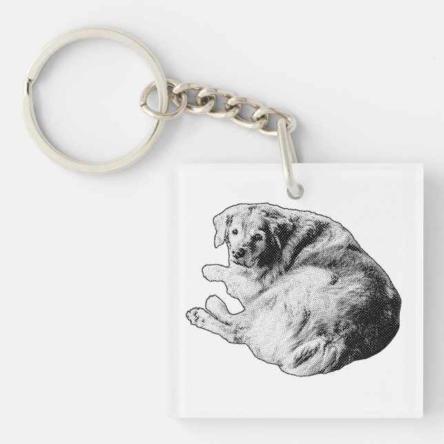 Pocket Curl, Loyal Spark Key Ring (Front)