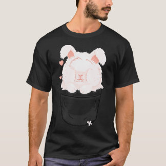 Pocket Cute Angora Rabbit T-Shirt
