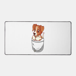 Pocket Cute Jack Russell Terrier Desk Mat