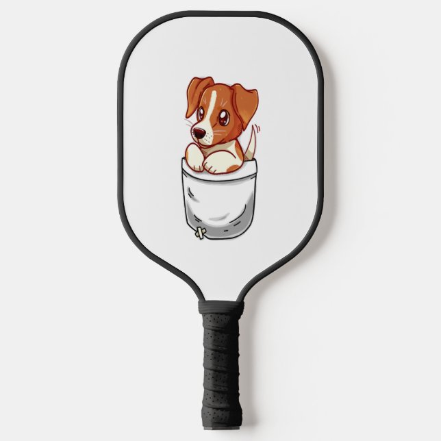 Pocket Cute Jack Russell Terrier  Pickleball Paddle (Front)